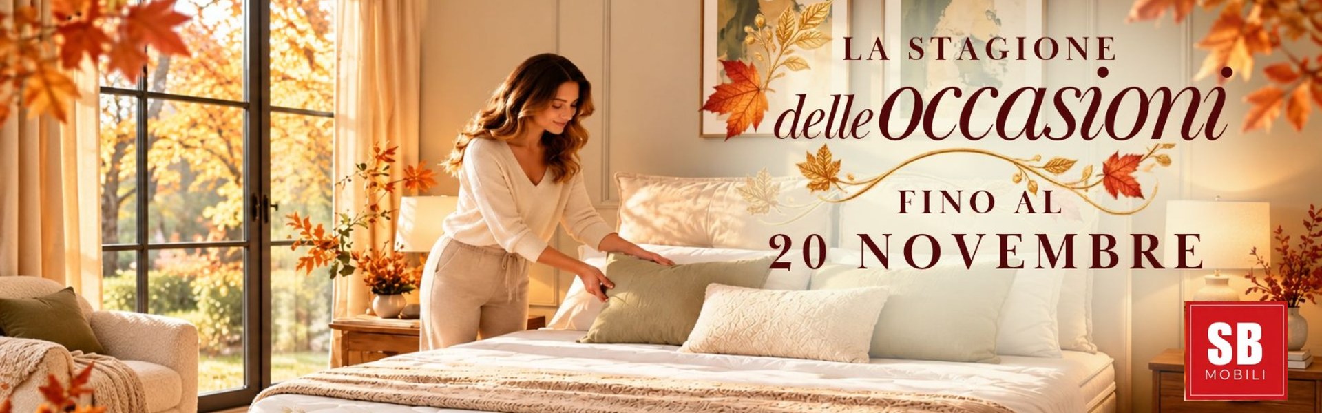 La Stagione delle Occasioni SB Mobili: promozione d'autunno fino al 20 novembre